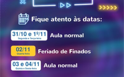 🗓️Fique atento(a) a programação da próxima semana!