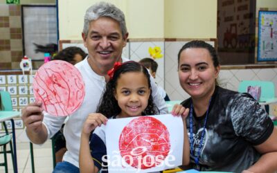 Uma oficina de xilogravura no São José!