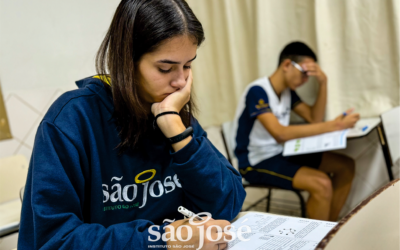 📐 Alunos do Instituto São José realizam a prova da OBMEP